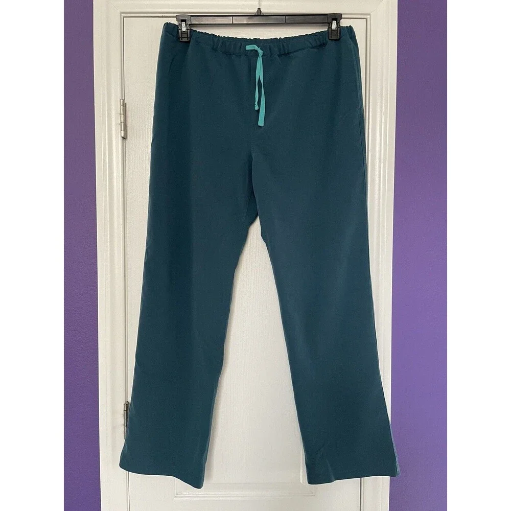 FIGS Pisco Basic Scrub Pants Caribbean Blue FM4500 Size XL X-Large