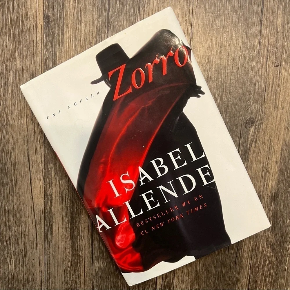 Zorro By Isabel Allende Hardcover Spanish Novel.