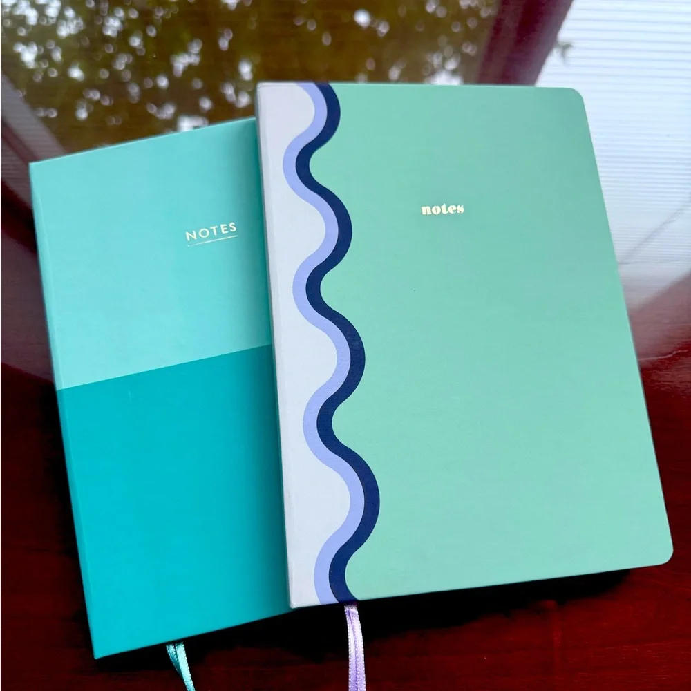 TWO Papier Scalloped‎ Notebooks | Brand New