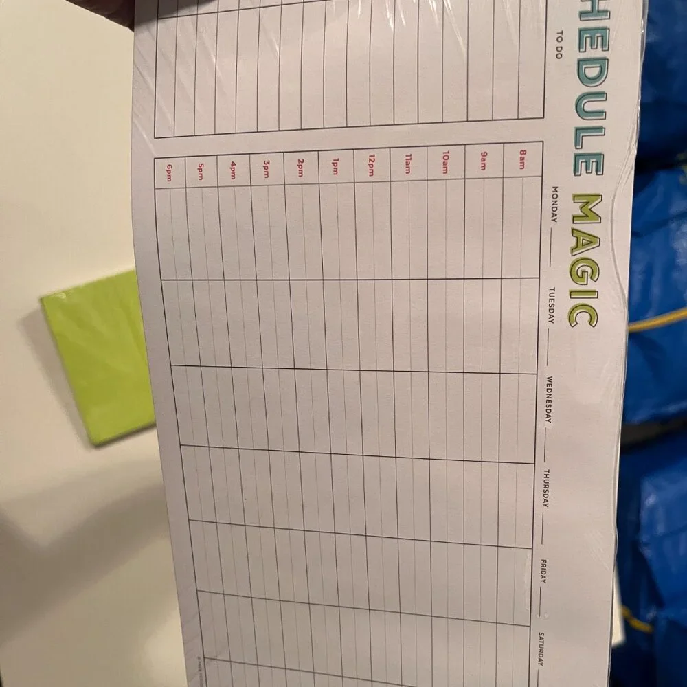 Gartner (green) notepads do