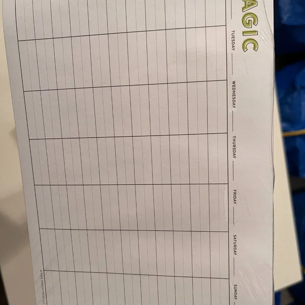 Gartner (green) notepads do