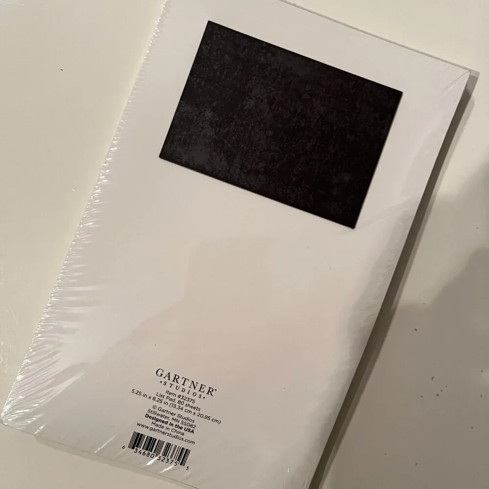Gartner (green) notepads do