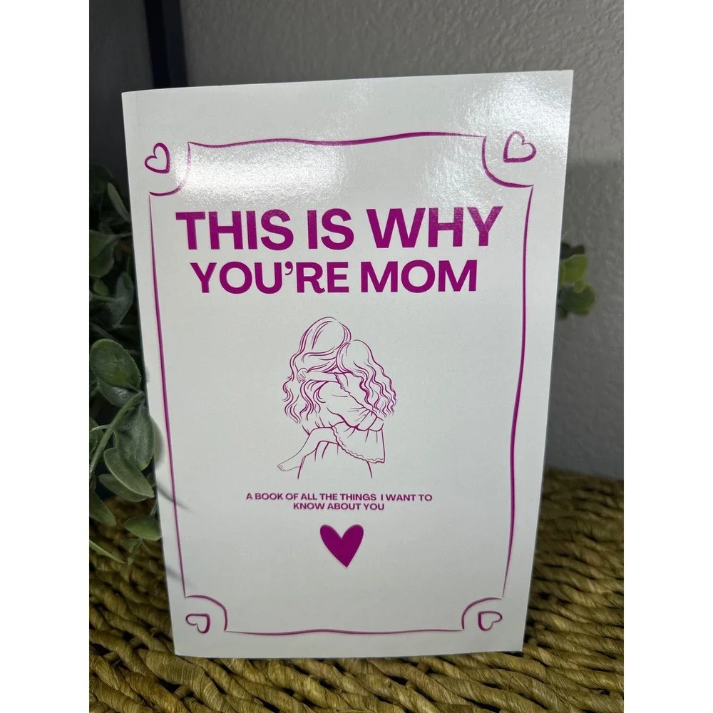 This Is Why You're Mom Guided Journal Memory Book Tango Bird Publishing