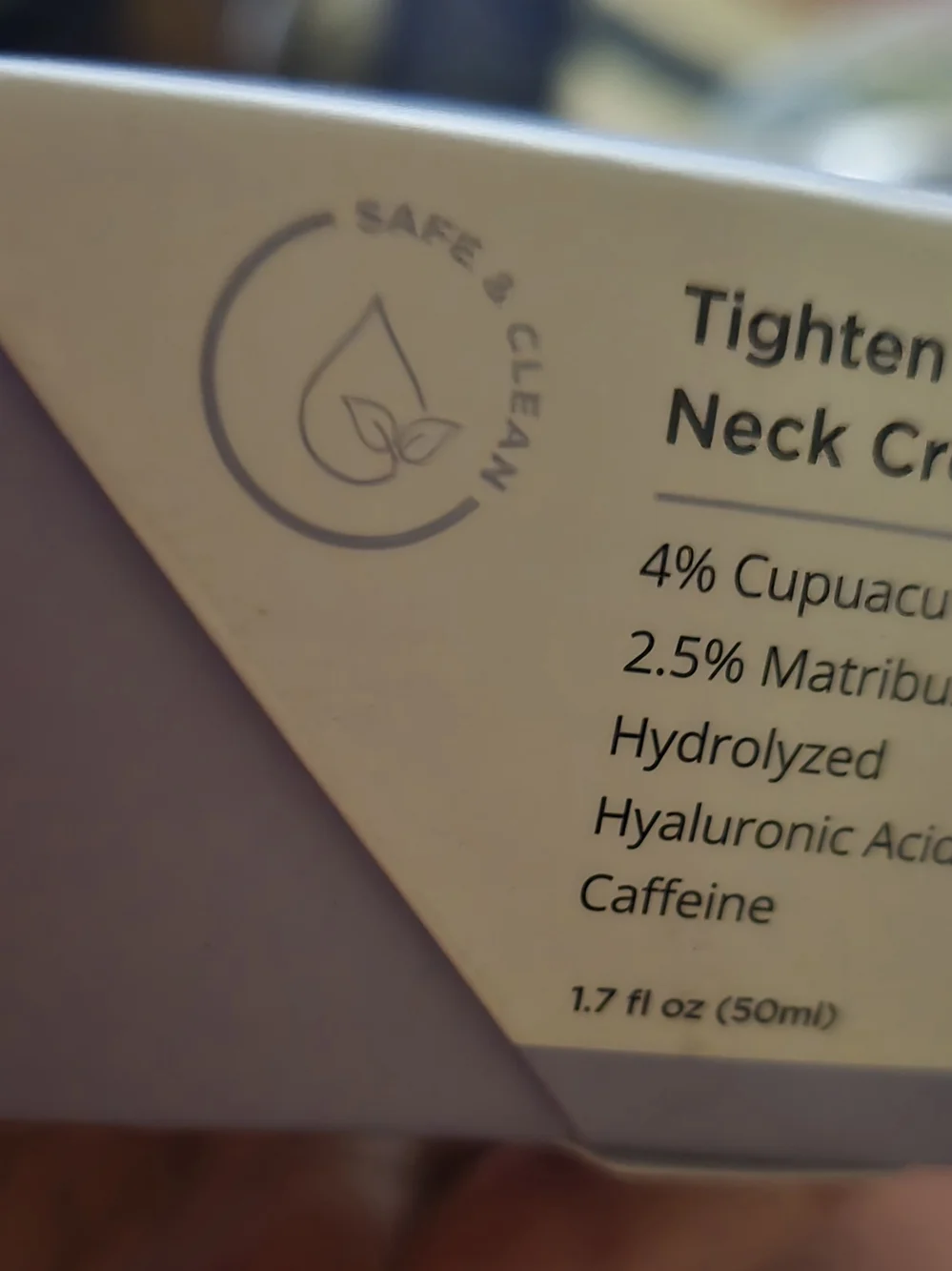 Go Pure Firming Neck Cream with Hyaluronic Acid — Purple