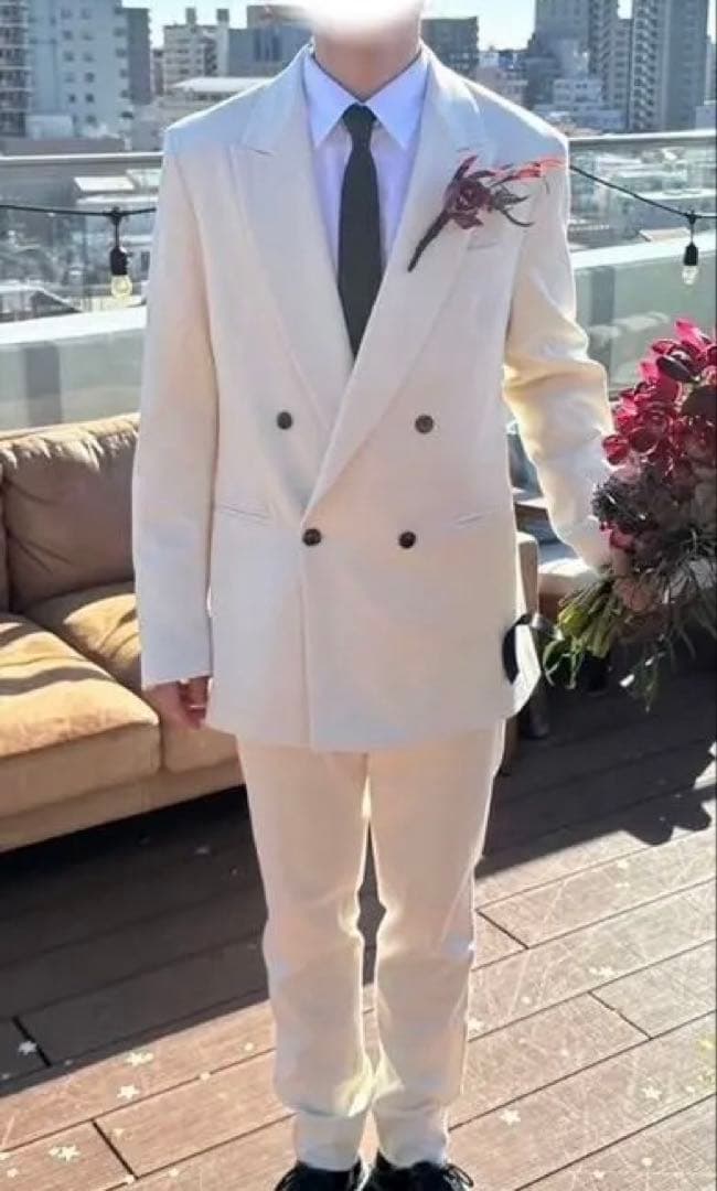 ZARA White Jacket Set-up