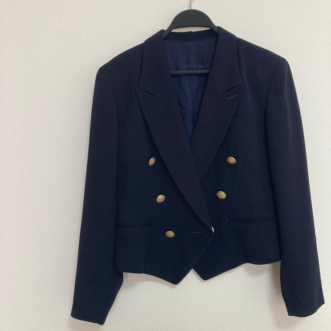 navy double